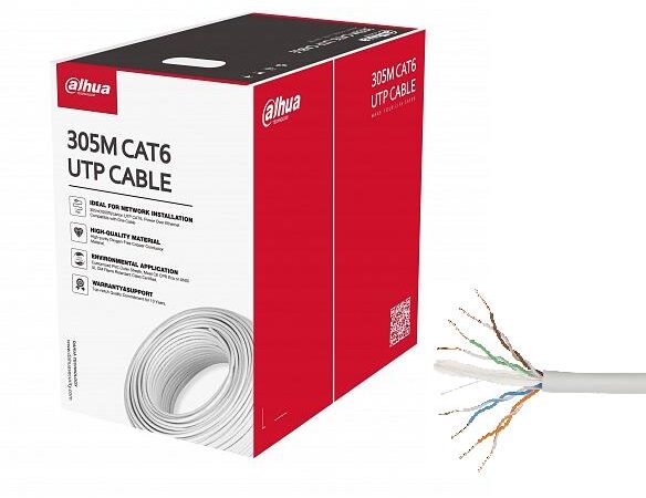 ELKO: 1388839 Dahua PFM920I-6UN-C cat6 utp kaabel 305m valge
