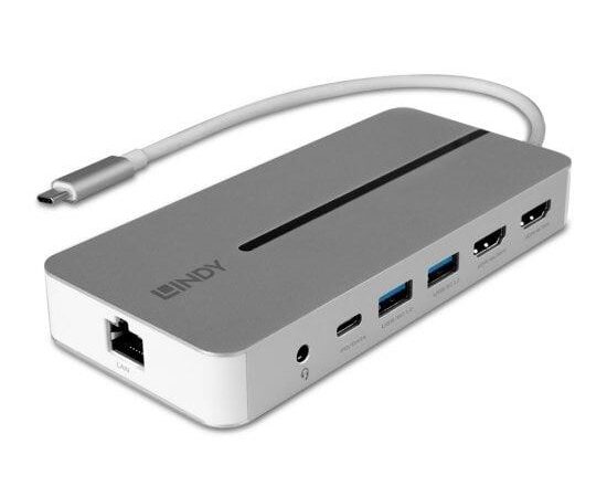 ELKO: 1389257 USB-C dokkimisjaam Lindy Mini Dual 4K