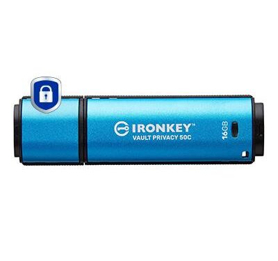 ELKO: 1390054 USB-C mälupulk Kingston IronKey VP50C 16GB