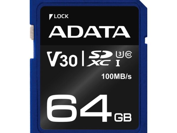 ELKO: 1390694 ADATA | SDXC mälukaart 64GB | V30 | ASDX64GUI3V30S-R