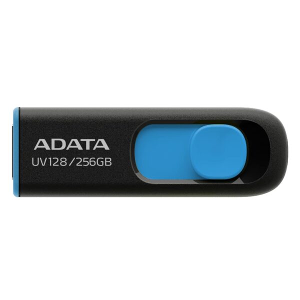 ADATA USB-mälupulk UV128 256GB must-sinine