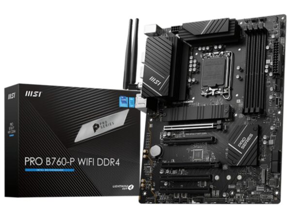 ELKO: 1390851 Msi Pro B760-P wifi ddr4 lga1700 emaplaat