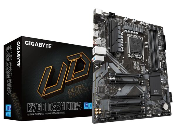 Gigabyte B760 DS3H ddr4 lga1700 emaplaat