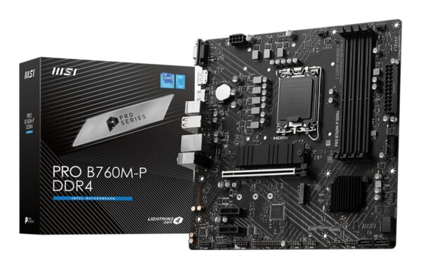 Emaplaat MSI PRO B760M-P DDR4 LGA1700 Micro-ATX