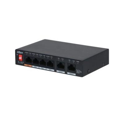 ELKO: 1391766 Dahua võrgulüliti PFS3006-4GT-60-V2 6-port PoE