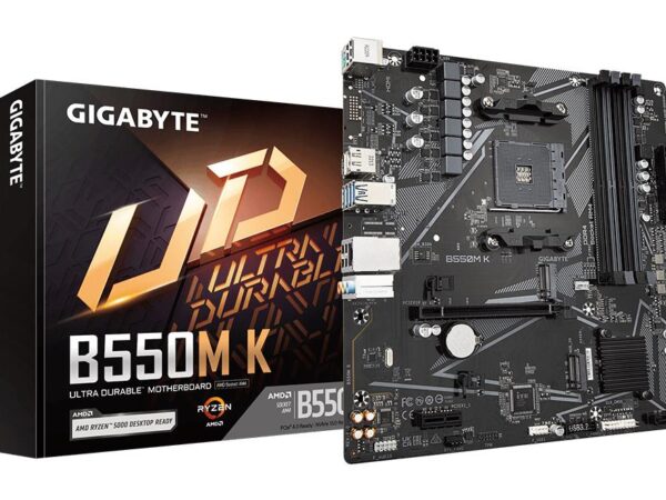 ELKO: 1392059 Emaplaat Gigabyte B550M-K DDR4 AM4 Micro-ATX