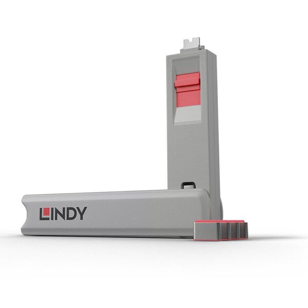 Lindy USB-C portide blokeerijad 4-pack roosa 40425