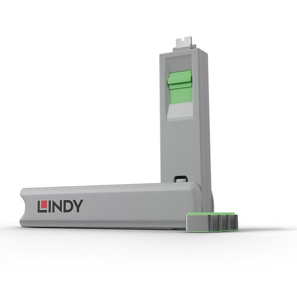Lindy USB-C portide blokeerijad 4-pack roheline 40426