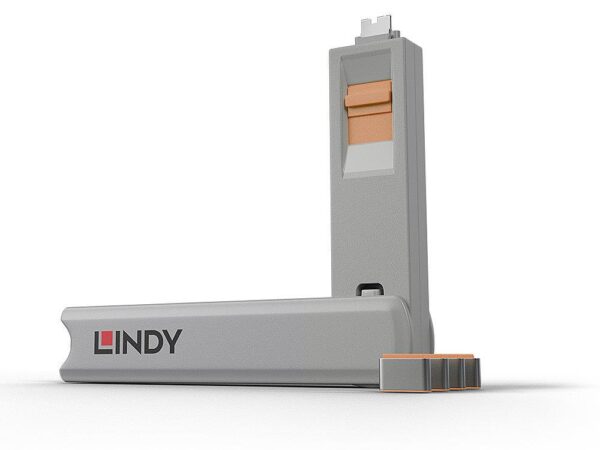 Lindy USB-C portide blokeerijad 4-pack oranž 40428