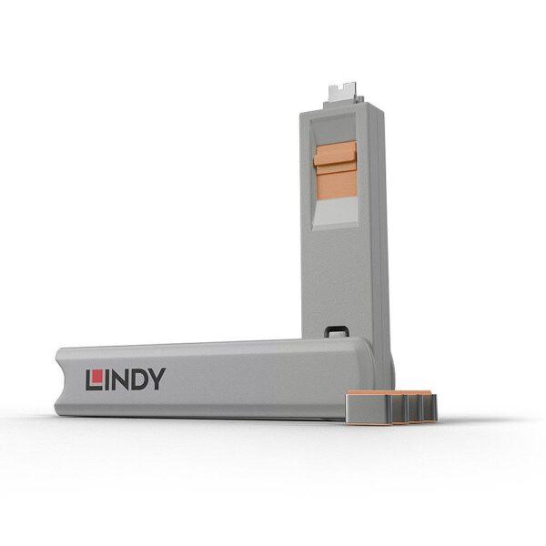 Lindy USB-C portide blokeerijad 4-pack oranž 40428
