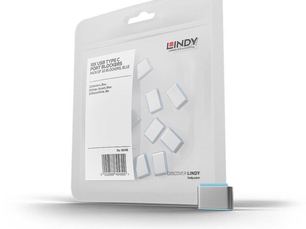 Lindy USB-C pordi blokeerijad sinine 10 tk 40466
