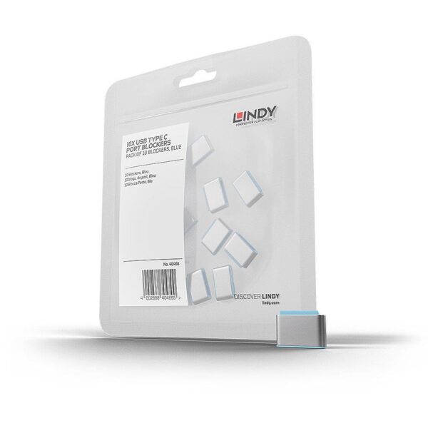 Lindy USB-C pordi blokeerijad sinine 10 tk 40466