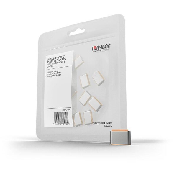 Lindy USB-C pordi blokeerijad oranž 10 tk 40440