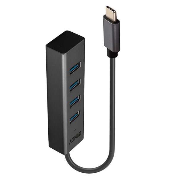 Lindy USB-C jaotur 4-port 43325
