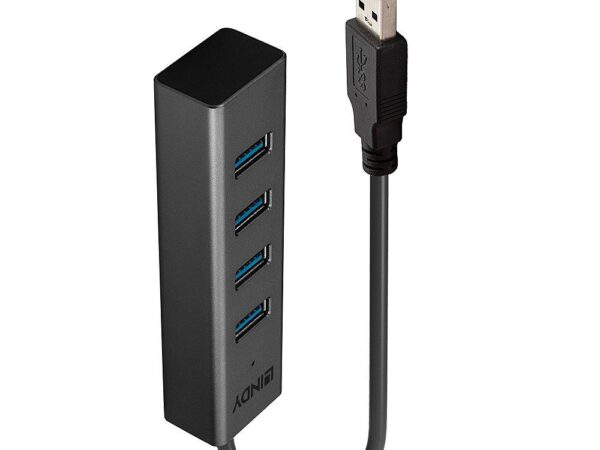 Lindy USB 3.0 jaotur 4-port 43324
