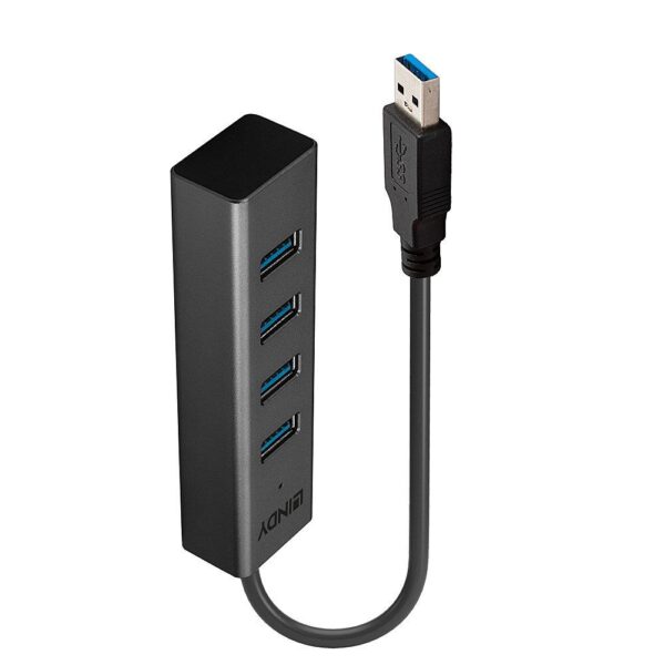 Lindy USB 3.0 jaotur 4-port 43324