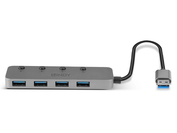 Lindy USB 3.0 jaotur 4-port 43309