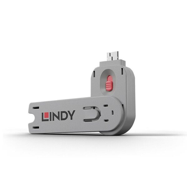 Lindy USB-pordi luku võti roosa 40620