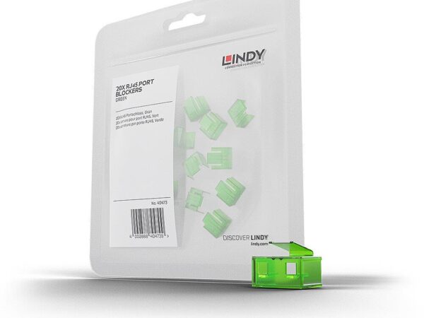 Lindy RJ45 pordi blokeerijad roheline 20 tk 40473
