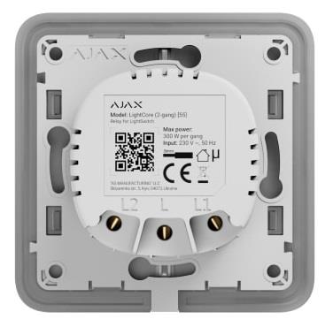 ELKO: 1393042 Nutika kodu lüliti Ajax LightCore 1 kanal