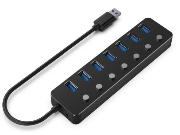 ELKO: 1393268 Gembird USB 3.0 jaotur 7-port UHB-U3P7P-01