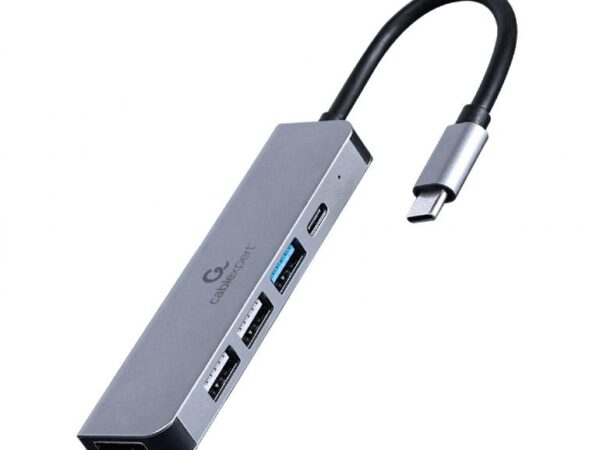 Gembird USB-C adapter HDMI/USB3 5in1 A-CM-COMBO5-03