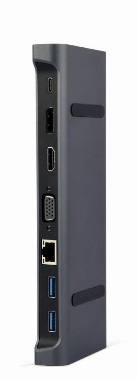 Gembird USB-C adapter 9in1 HDMI/USB3 A-CM-COMBO9-02