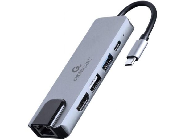 Gembird USB-C to HDMI/USB3 adapter 5in1 A-CM-COMBO5-04