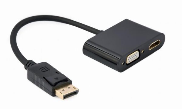 Gembird DisplayPort to HDMI/VGA adapter A-DPM-HDMIFVGAF-01