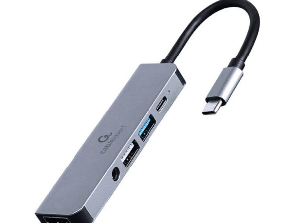 Gembird USB-C to HDMI/USB3 adapter 5in1 A-CM-COMBO5-02