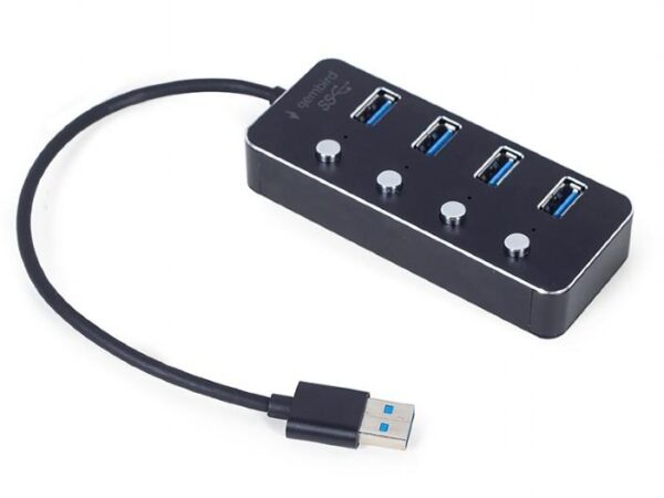 ELKO: 1393342 Gembird USB hub 4-port UHB-U3P4P-01