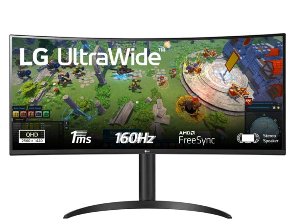 ELKO: 1393559 LG 34WP65CP-B 34" UWQHD 160Hz kumer monitor