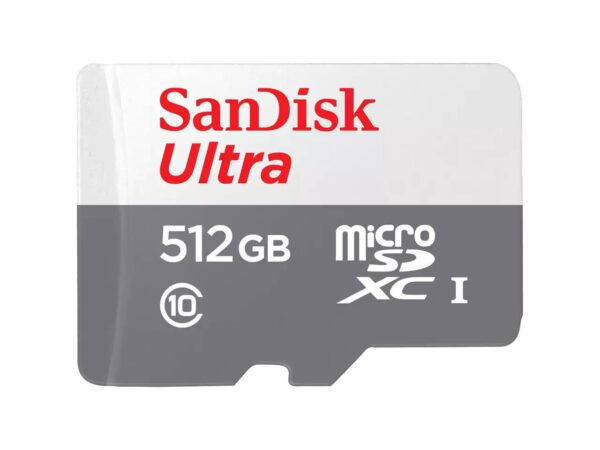 SanDisk | microSDXC mälukaart 512GB | UHS-I | SDSQUNR-512G-GN3MN