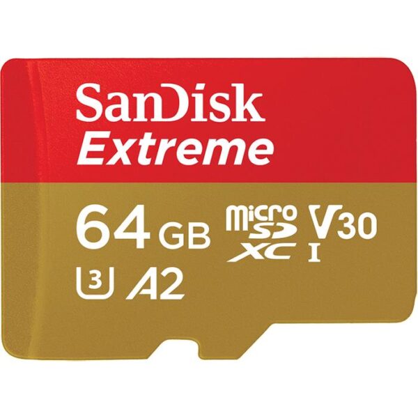 SanDisk | microSDXC mälukaart 64GB | UHS-I adapteriga | SDSQXAH-064G-GN6AA