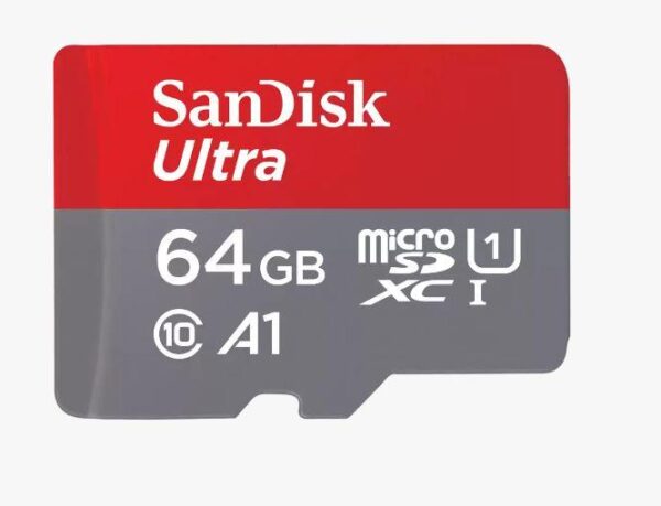 ELKO: 1393668 SanDisk | microSDXC mälukaart 64GB | UHS-I adapteriga | SDSQUAB-064G-GN6MA