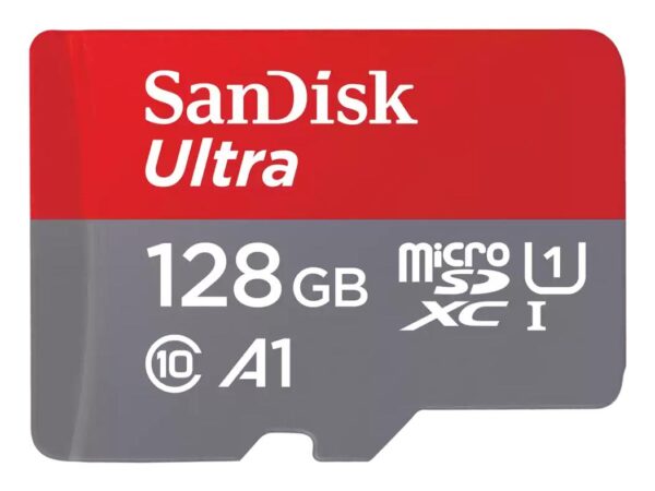 SanDisk | microSDXC mälukaart 128GB | UHS-I adapteriga | SDSQUAB-128G-GN6MA