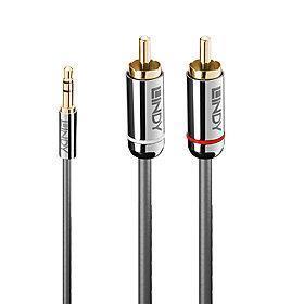 ELKO: 1393898 Lindy 3.5mm RCA audiokaabel 3m