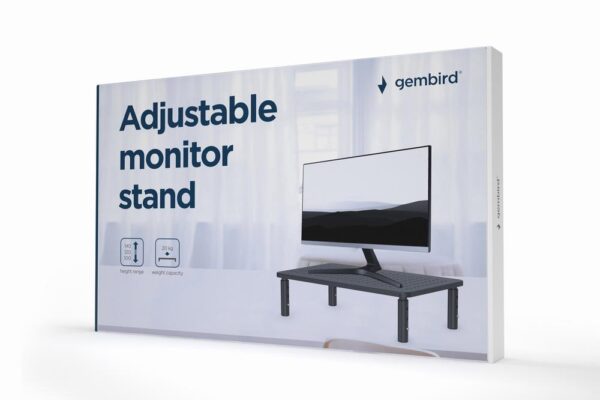 Gembird | Reguleeritav monitorialus | MS-TABLE-01 | Must