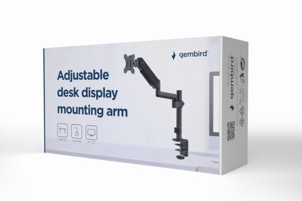 Gembird | Monitorihoob | MA-DA1P-01 | 17-32" | Must