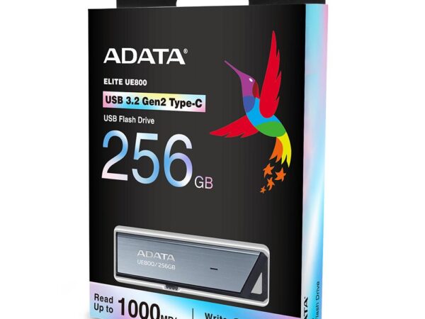 ELKO: 1394752 ADATA USB-C mälupulk UE800 256GB hõbedane