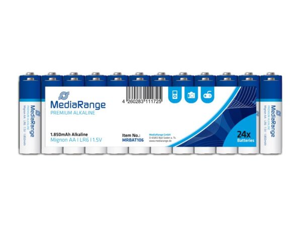 MediaRange patareid AA 24tk