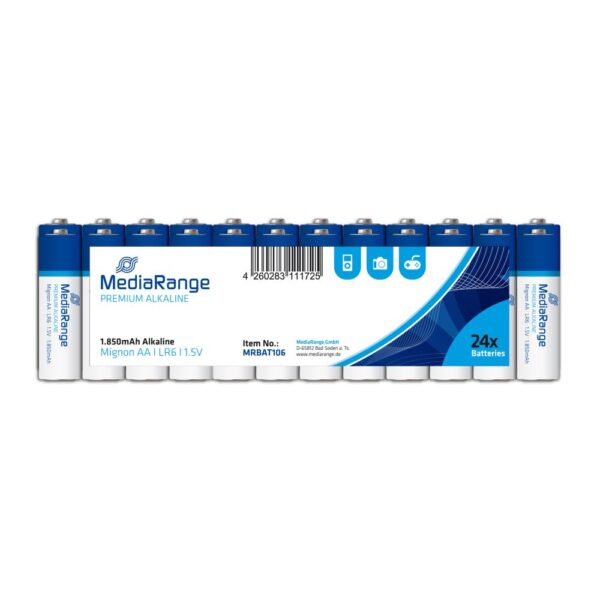 MediaRange patareid AA 24tk