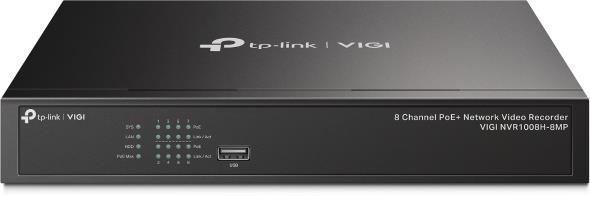 TP-Link VIGI NVR1008H 8-kanaliga salvesti (PoE+)