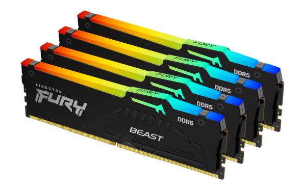 ELKO: 1396959 Kingston Fury Beast RGB 64GB DDR5-5600 mälukomplekt