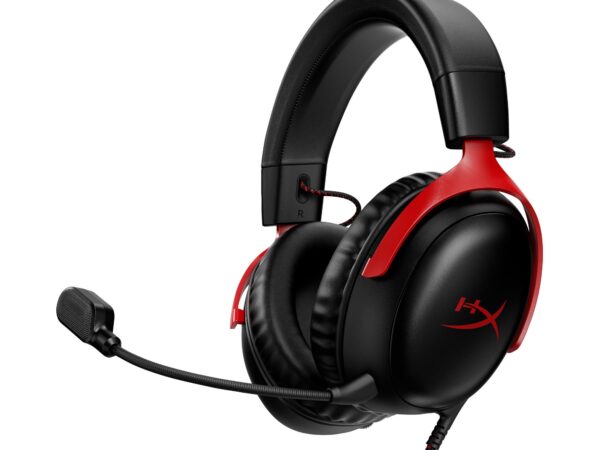ELKO: 1397188 HyperX Cloud III gaming peakomplekt must-punane 727A9AA