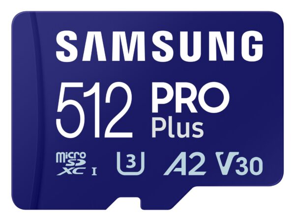 Samsung | microSDXC PRO Plus mälukaart 512GB | adapteriga | MB-MD512SB/WW