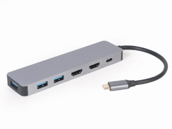 Gembird USB-C adapter HDMI/USB3 3in1 A-CM-COMBO3-03