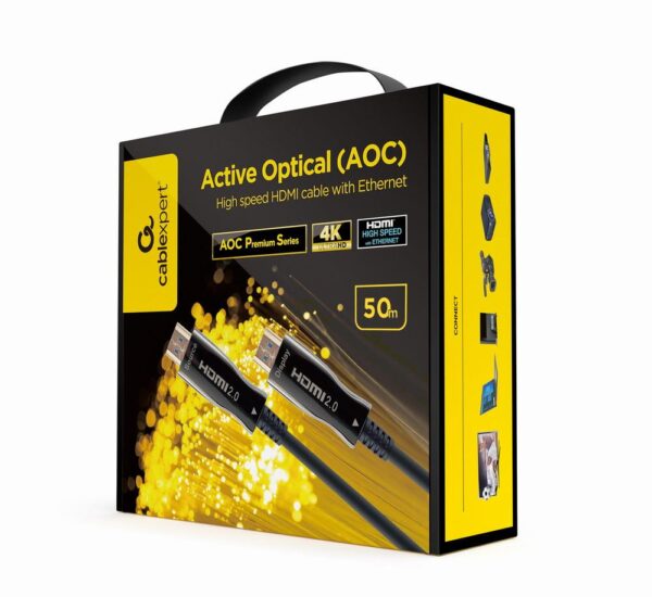 Gembird HDMI AOC kaabel 50m CCBP-HDMI-AOC-50M-02