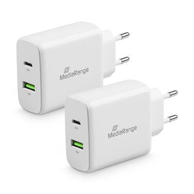 MediaRange toiteadapter USB/USB-C 43W fast MRMA113
