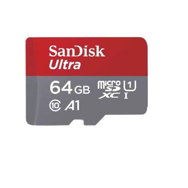 SanDisk | microSDXC mälukaart 64GB | UHS-I adapteriga | SDSQUAB-064G-GN6FA